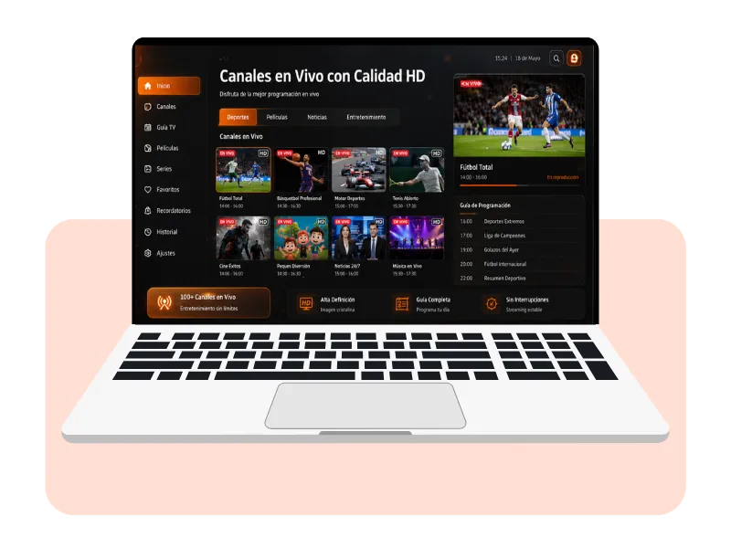 Canales en Vivo con Calidad HD
